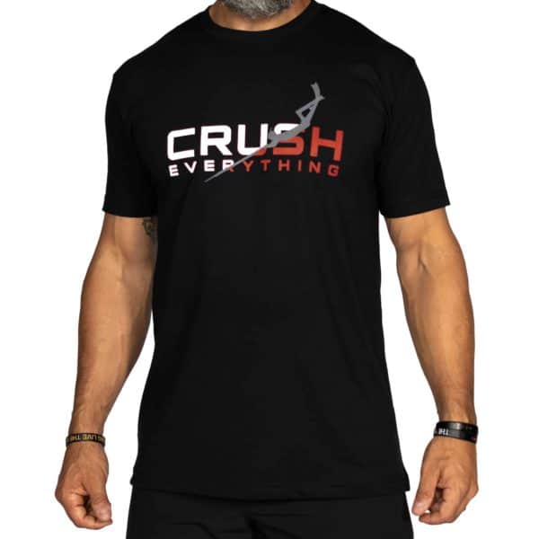 crush everything diver t shirt front
