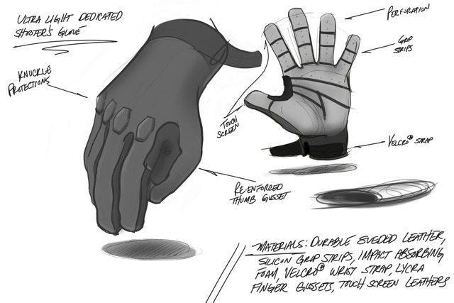 dynamis glove sketch