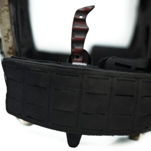 Armor Carrier Hook Velcro - Blade Sheath - Black