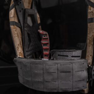 Armor Carrier Hook Velcro - Blade Sheath - Black