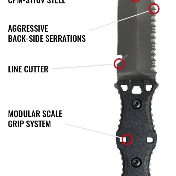 Neptune Dive Blade, Tactical Scuba & Free Diving Knife